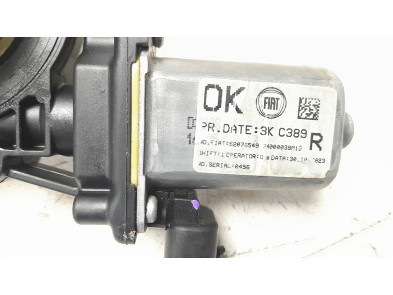 Recambio de elevalunas delantero derecho para fiat panda (319) base (2020) referencia OEM IAM 52076549 106096716 