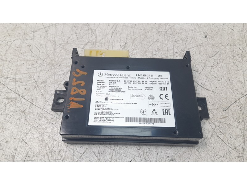 Recambio de modulo electronico para mercedes-benz clase a (bm 177) a 180 d (177.003) referencia OEM IAM A2479002707 A2479019602 