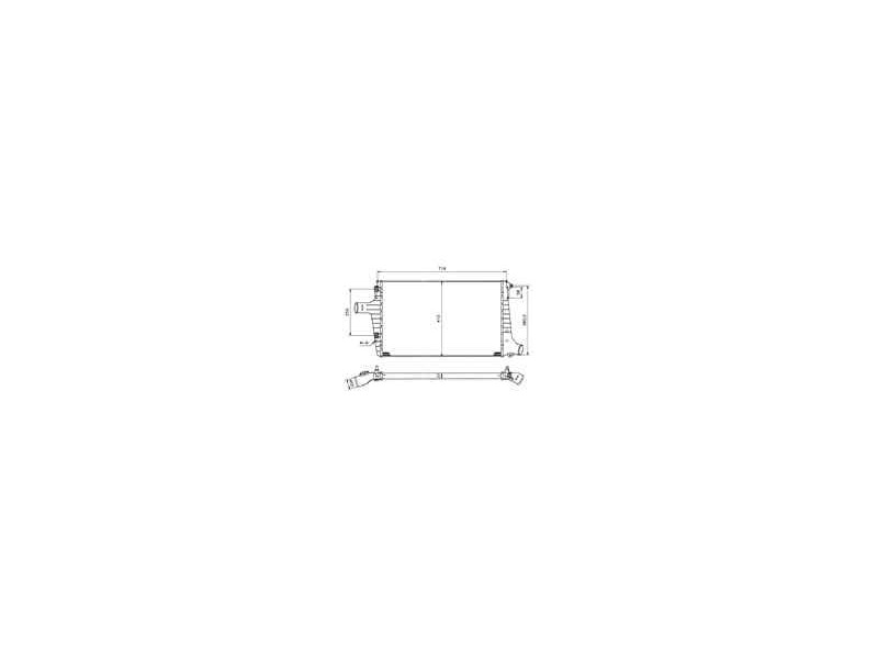 Recambio de intercooler para audi a6 berlina (4b2) 2.5 tdi quattro referencia OEM IAM 4B0145805A 30118 