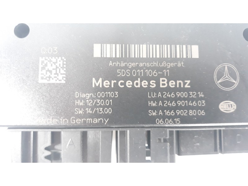 Recambio de modulo electronico para mercedes-benz clase a (w176) 2.1 cdi cat referencia OEM IAM A2469003214 5DS011106 A246901460