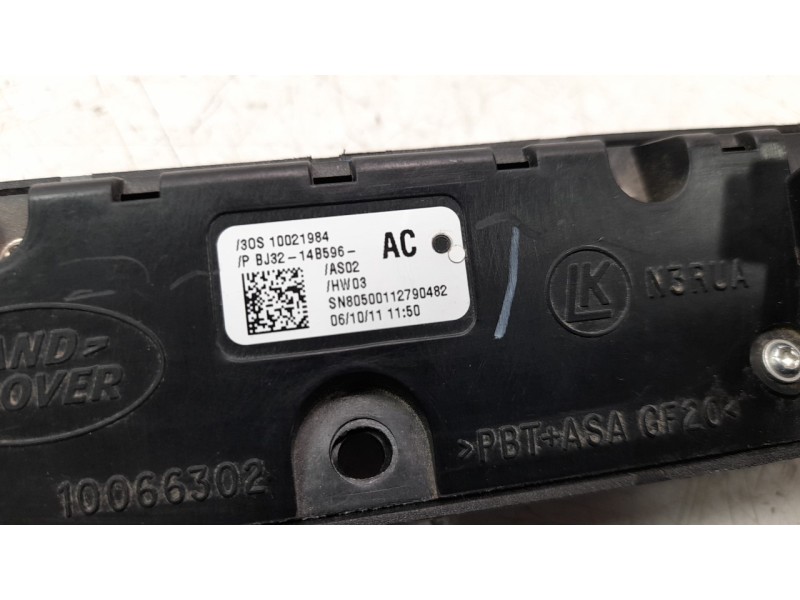 Recambio de interruptor para land rover evoque 2.0 turbo cat referencia OEM IAM BJ3214B596  