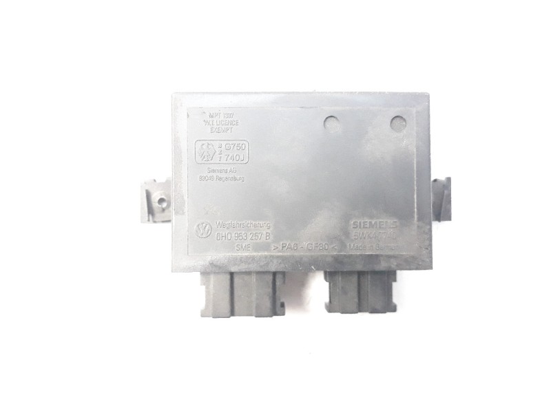 Recambio de centralita inmovilizador para volkswagen polo berlina (6n1) 1.4 referencia OEM IAM 6H0953257B 5WK47740 