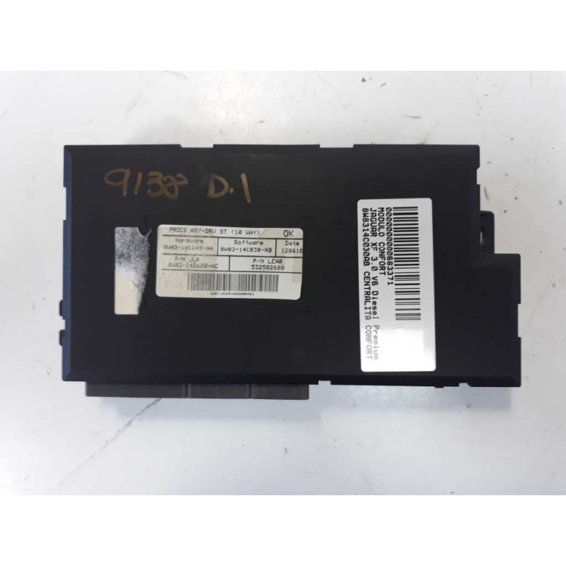 Recambio de modulo confort para jaguar xf 3.0 v6 diesel premium luxury referencia OEM IAM 8W8314C030AB 8W8314C249AA 532502600