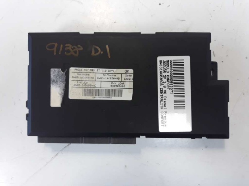 Recambio de modulo confort para jaguar xf 3.0 v6 diesel premium luxury referencia OEM IAM 8W8314C030AB 8W8314C249AA 532502600