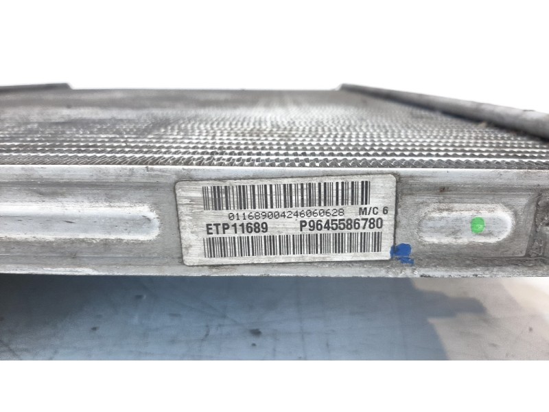 Recambio de radiador agua para peugeot 407 st confort referencia OEM IAM 9645586780  