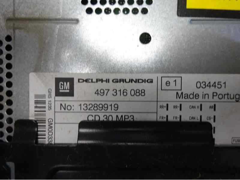 Recambio de sistema audio / radio cd para opel corsa d enjoy referencia OEM IAM 13289919 497316088 