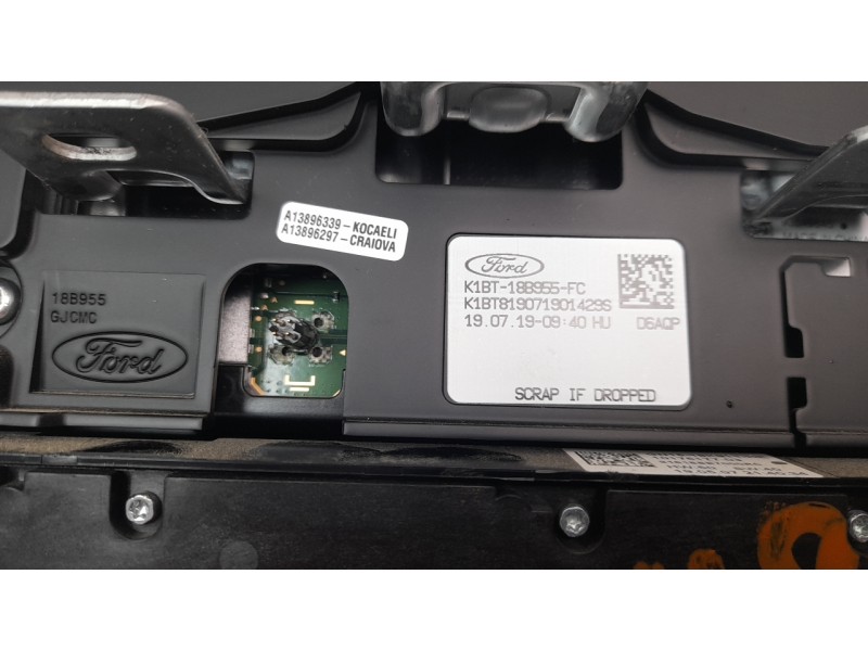 Recambio de sistema audio / radio cd para ford ecosport (cr6) trend referencia OEM IAM K1BT18B955FC  
