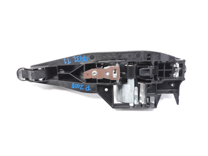 Recambio de maneta exterior trasera izquierda para peugeot 2008 (--.2013) 1.2 12v e-thp referencia OEM IAM 9672961180  