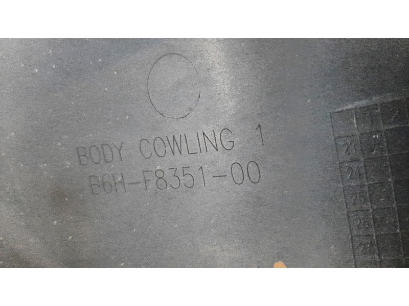 Recambio de carenado para yamaha nmax nmax 125 referencia OEM IAM B6HF835100  
