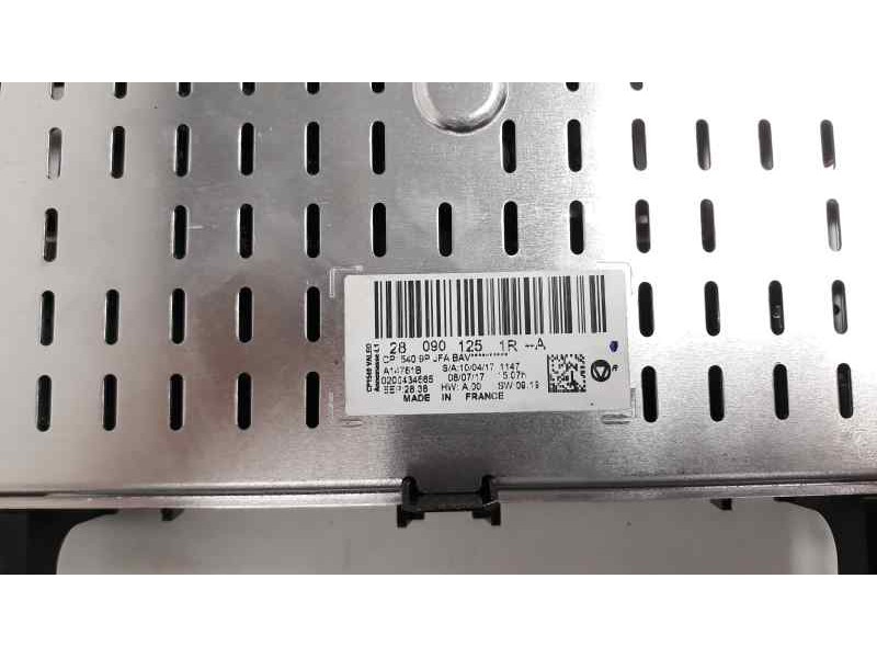 Recambio de pantalla multifuncion para renault scenic iv grand zen referencia OEM IAM   