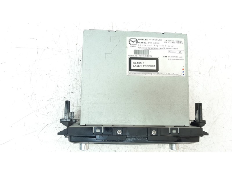 Recambio de sistema navegacion gps para mazda cx-5 2.2 turbodiesel cat referencia OEM IAM GKK966DV0C  