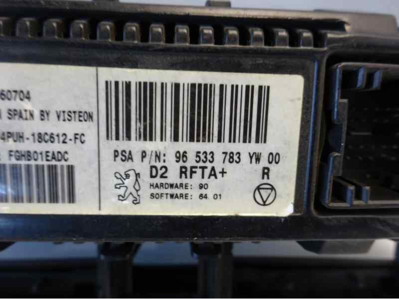 Recambio de mando climatizador para peugeot 407 referencia OEM IAM 96533783  