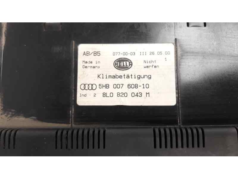 Recambio de mando climatizador para audi a3 (8l) 1.9 tdi referencia OEM IAM 8L0820043M 5HB007608 