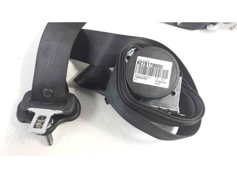 Recambio de cinturon seguridad trasero derecho para nissan pulsar (c13) acenta referencia OEM IAM 627817900D  