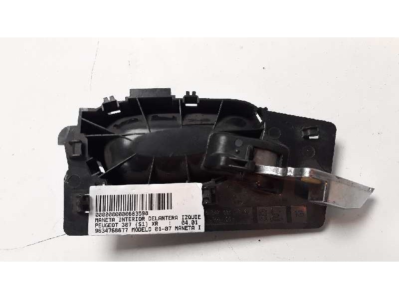 Recambio de maneta interior delantera izquierda para peugeot 307 (s1) xr referencia OEM IAM 9634768677  