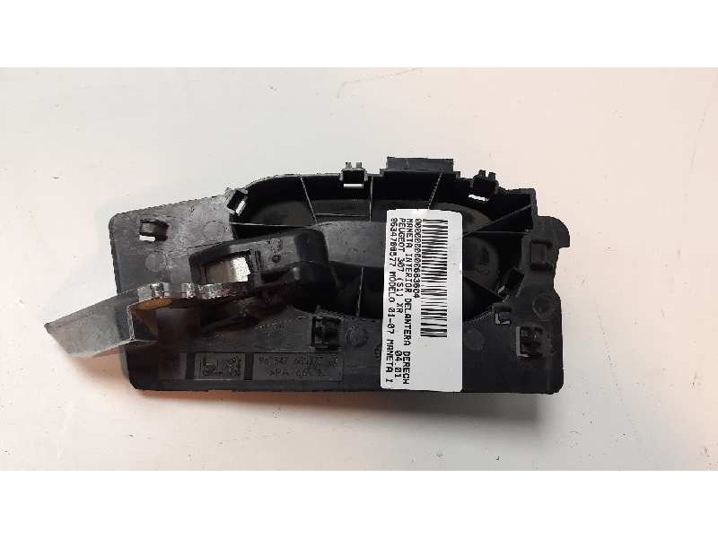 Recambio de maneta interior delantera derecha para peugeot 307 (s1) xr referencia OEM IAM 9634768577  