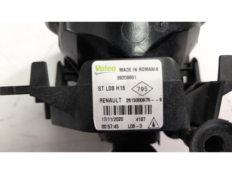 Recambio de faro antiniebla izquierdo para dacia duster ii 1.5 blue dci diesel fap cat referencia OEM IAM 261500097R 10119960006