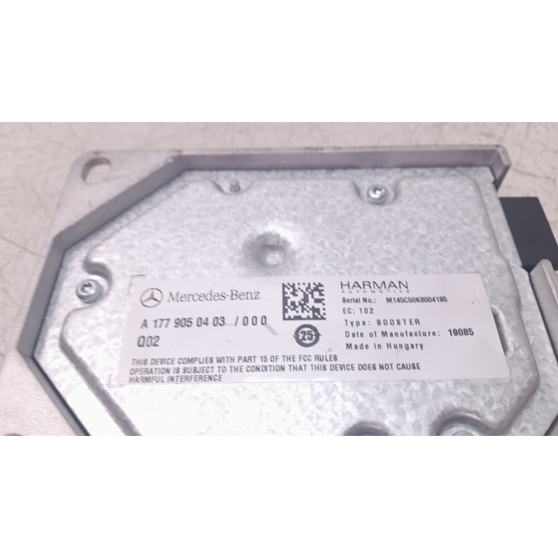 Recambio de modulo electronico para mercedes-benz clase a (bm 177) a 180 d (177.003) referencia OEM IAM A1779050403  
