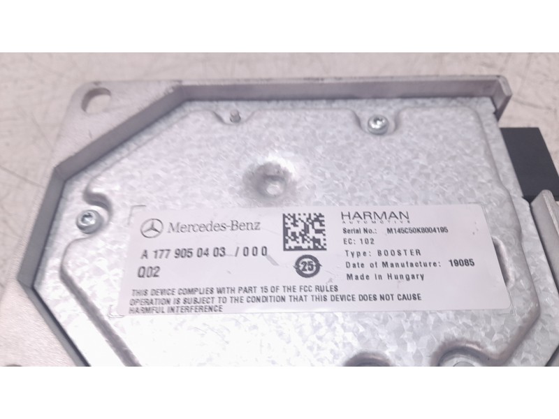 Recambio de modulo electronico para mercedes-benz clase a (bm 177) a 180 d (177.003) referencia OEM IAM A1779050403  