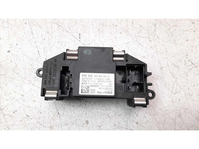 Recambio de resistencia calefaccion para volkswagen scirocco (138) 2.0 tsi referencia OEM IAM 3C0907521G  