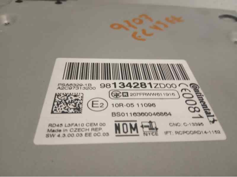 Recambio de sistema audio / radio cd para citroen c-elysée exclusive referencia OEM IAM 96134281ZD00  