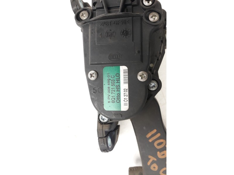 Recambio de potenciometro pedal para seat toledo (1m2) 1.6 16v referencia OEM IAM 6Q1721503C 6PV00849601 