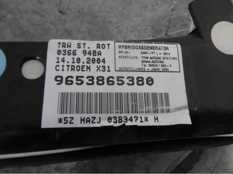 Recambio de airbag cortina delantero izquierdo para citroen c5 berlina sx (e) referencia OEM IAM 9653865380  