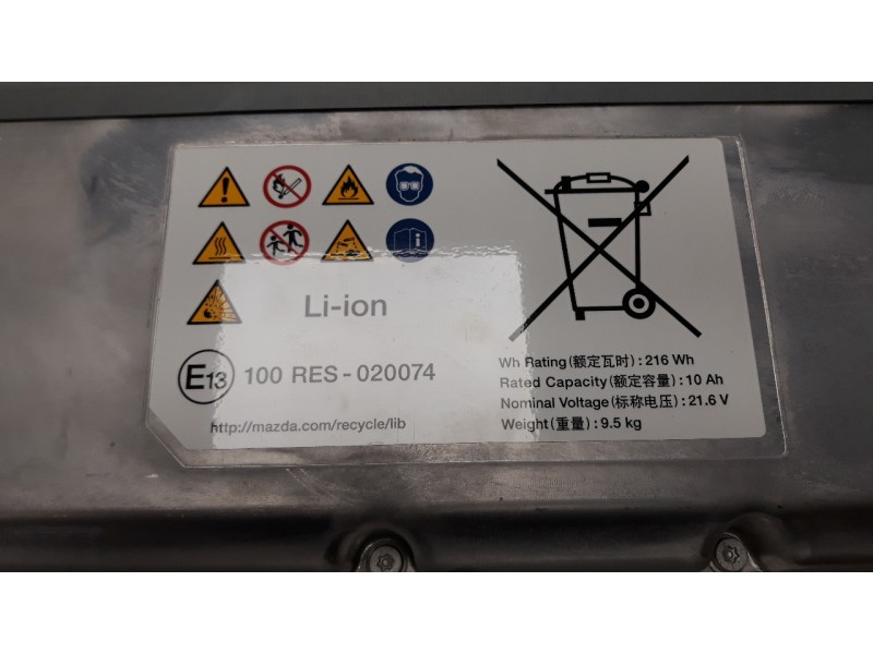 Recambio de bateria para mazda 3 berlina (bp) referencia OEM IAM BDMC67ZB3F  