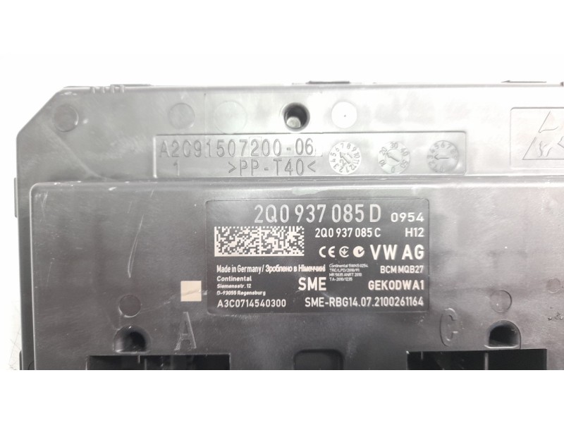 Recambio de modulo electronico para seat ibiza (kj1) 1.0 referencia OEM IAM 2Q0937085D  