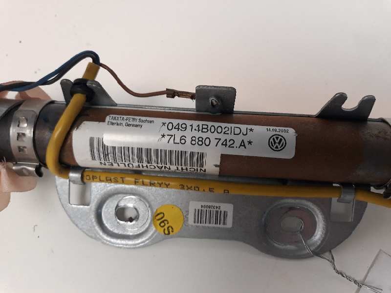 Recambio de airbag cortina delantero derecho para volkswagen touareg (7la) tdi v10 referencia OEM IAM 7L6880742A  