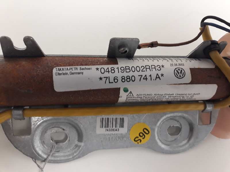 Recambio de airbag cortina delantero izquierdo para volkswagen touareg (7la) tdi v10 referencia OEM IAM 7L6880741A  