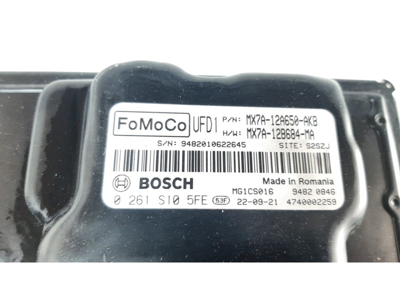 Recambio de centralita motor uce para ford focus st-line referencia OEM IAM MX7A12A650AKB MX7A12B684MA 
