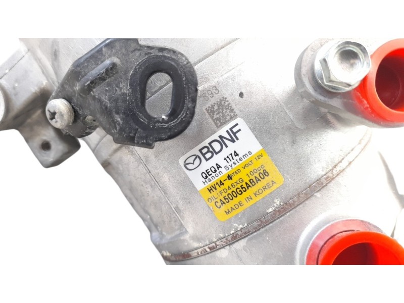 Recambio de compresor aire acondicionado para mazda 3 berlina (bp) referencia OEM IAM BDNF61450  