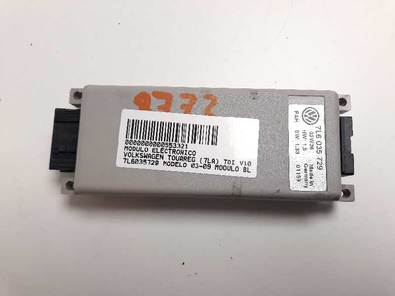 Recambio de modulo electronico para volkswagen touareg (7la) tdi v10 referencia OEM IAM 7L6035729  