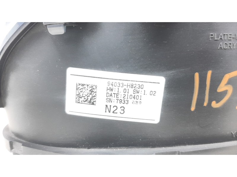 Recambio de cuadro instrumentos para kia stonic (ybcuv) 1.0 tgdi cat referencia OEM IAM 94033H8230  