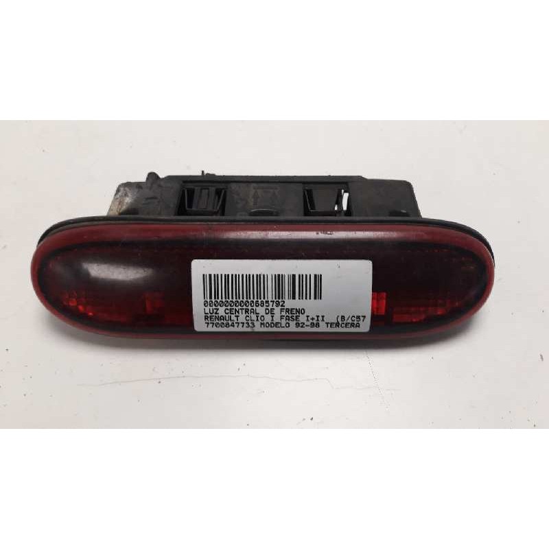 Recambio de luz central de freno para renault clio i fase i+ii (b/c57) 1.9 diesel referencia OEM IAM 7700847733  