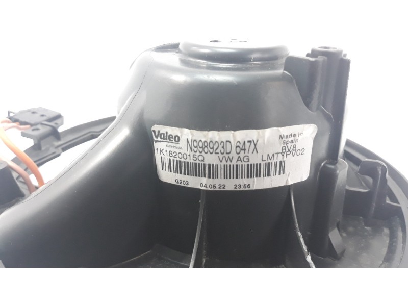 Recambio de ventilador calefaccion para seat alhambra (711) 1.4 16v tsi referencia OEM IAM N998923D  