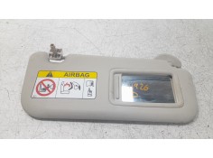 Recambio de parasol derecho para toyota corolla (e21) hybrid style referencia OEM IAM 7431002P60A0  