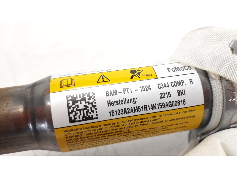 Recambio de airbag cortina delantero derecho para ford c-max (ceu) 1.5 tdci cat referencia OEM IAM AM51R14K159AG  