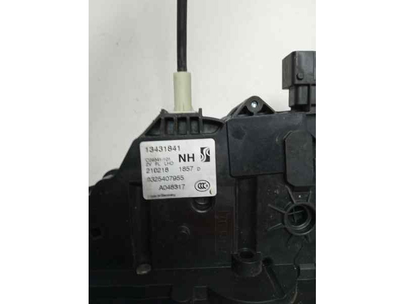 Recambio de cerradura puerta delantera izquierda para opel corsa e selective referencia OEM IAM 13431841 0325407955 A048317