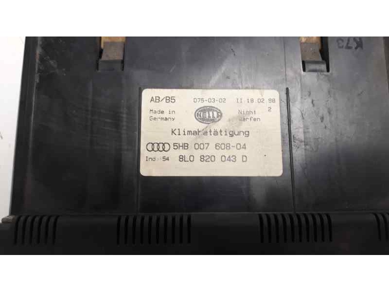 Recambio de mando climatizador para audi a4 berlina (b5) 2.5 tdi referencia OEM IAM 8L0820043D  