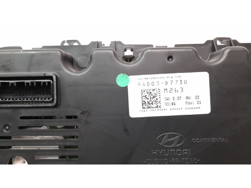 Recambio de cuadro instrumentos para hyundai tucson 1.7 crdi cat referencia OEM IAM 94003D7730  