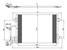 CONDENSADOR / RADIADOR AIRE ACONDICIONADO 4B0260403S 4B0260403S 35642