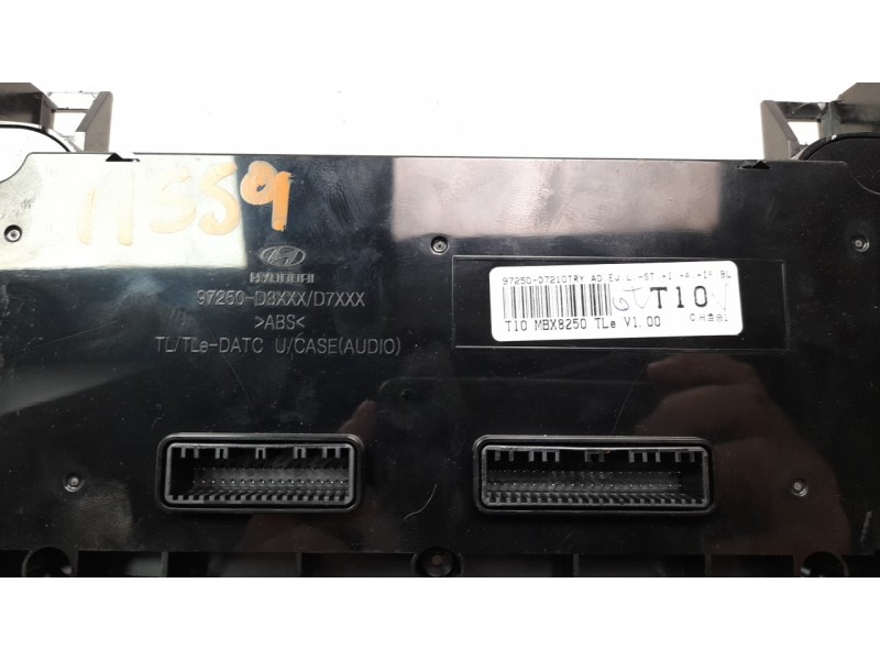 Recambio de mando climatizador para hyundai tucson 1.7 crdi cat referencia OEM IAM 97250D7210TRY  