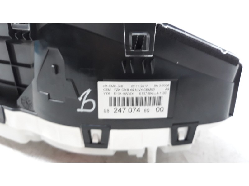 Recambio de cuadro instrumentos para peugeot 2008 (--.2013) 1.6 blue-hdi fap referencia OEM IAM 9824707480  