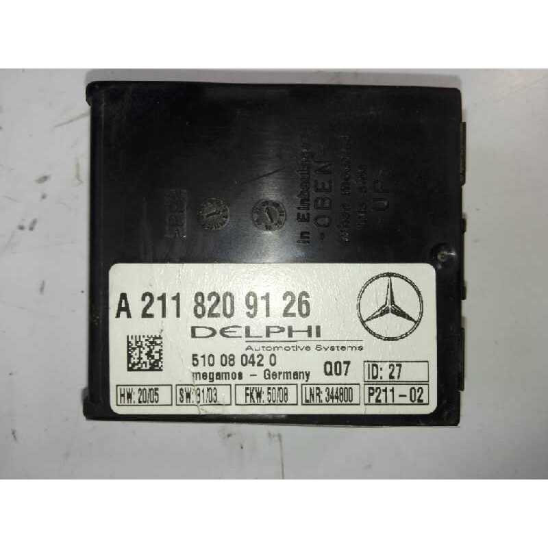 Recambio de modulo electronico para mercedes-benz clase clc (cl203) clc 220 cdi (la) (203.708) referencia OEM IAM 2118209126  