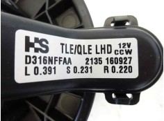 Recambio de ventilador calefaccion para kia sportage drive 2wd referencia OEM IAM 2135160927   2