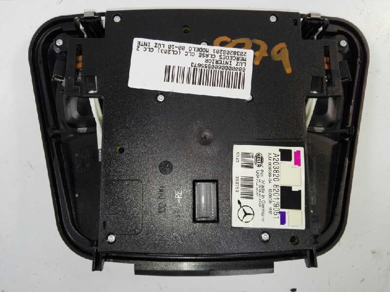 Recambio de luz interior para mercedes-benz clase clc (cl203) clc 220 cdi (la) (203.708) referencia OEM IAM 2038208201  