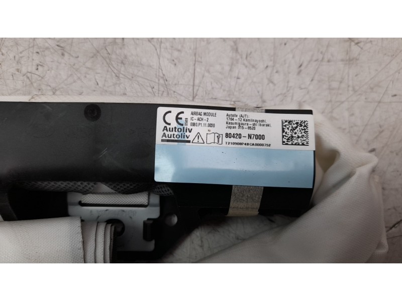 Recambio de airbag cortina delantero derecho para hyundai tucson referencia OEM IAM 80420N7000  