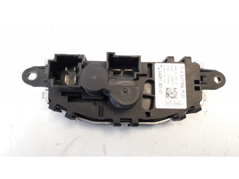 Recambio de resistencia calefaccion para mercedes-benz clase gla (bm 247) 1.3 cat referencia OEM IAM A2479061901  